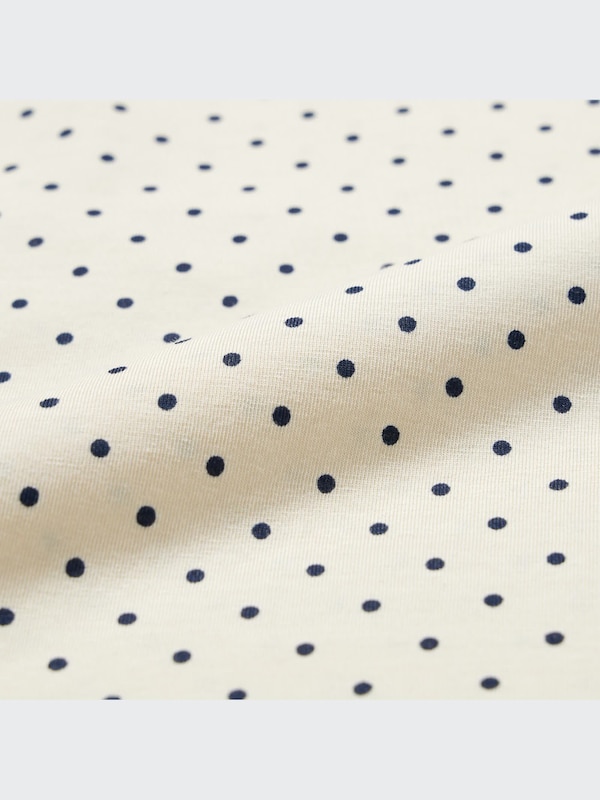 AIRism코튼파자마(긴팔)도트