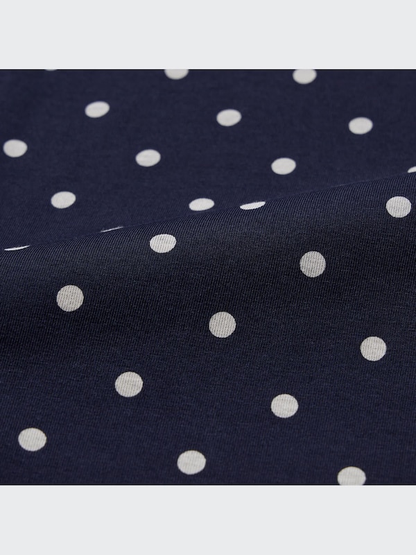 AIRism Cotton Short Sleeve Pajamas (Dot)