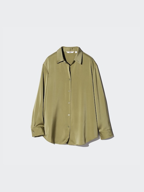 WOMEN'S SATIN BLOUSE UNIQLO PH