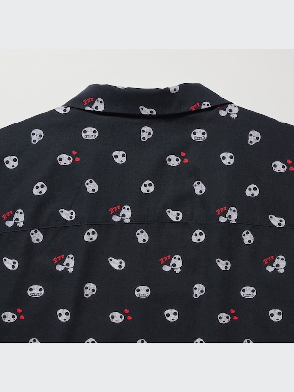 Studio Ghibli Open Collar Short Sleeve Shirt