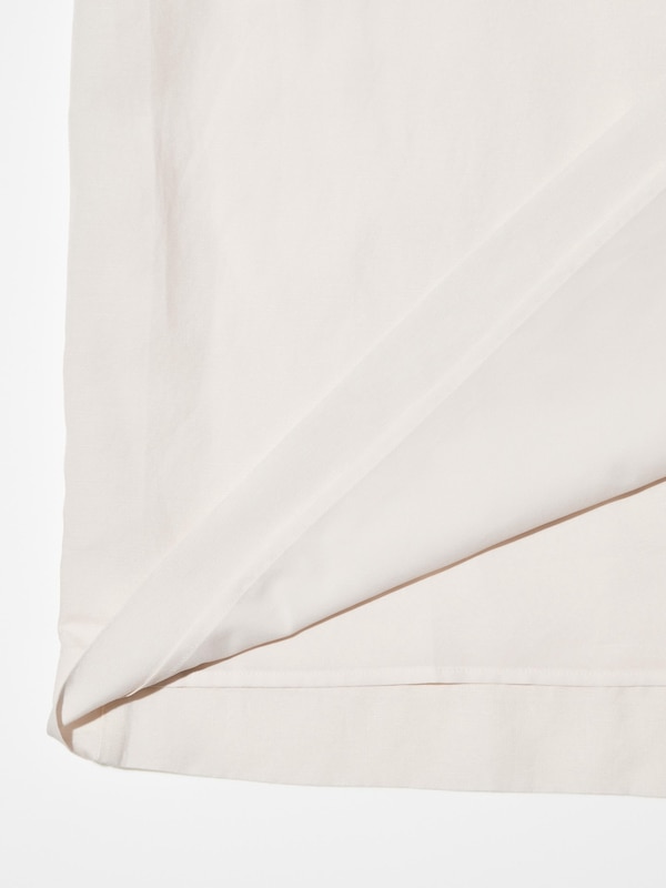Đầm Hai Dây Vải Pha Linen
