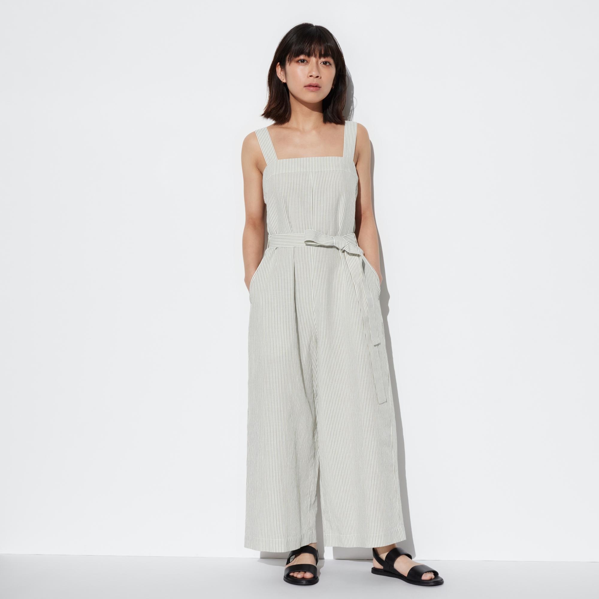 Uniqlo clearance linen jumpsuit