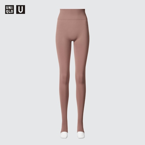 UNIQLO AIRism Womens Soft Black Leggings Yoga Pants Pockets UV Protection  Size M