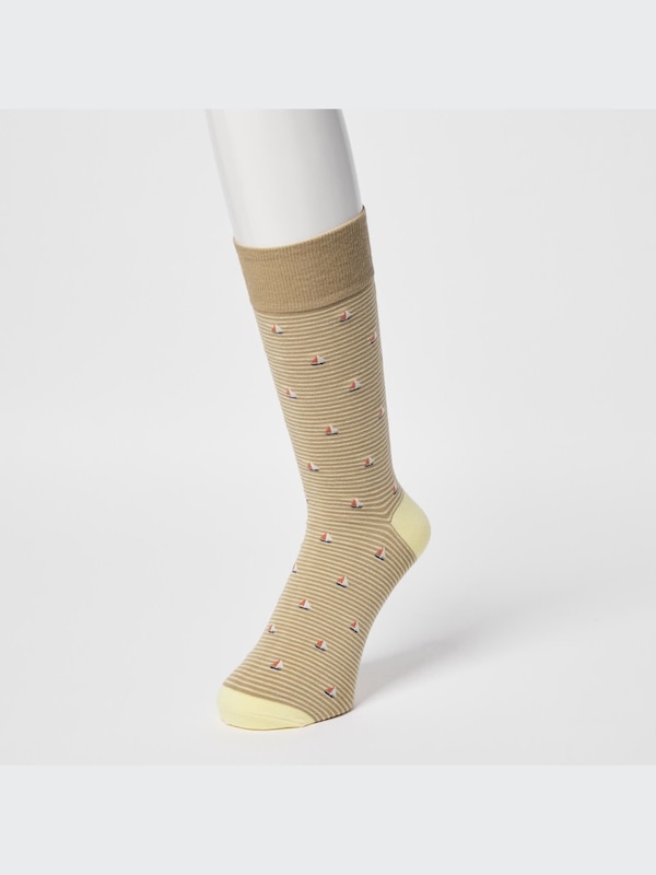 モチーフストライプソックス