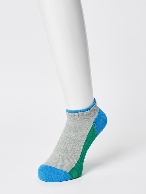 カラーブロックショートソックス