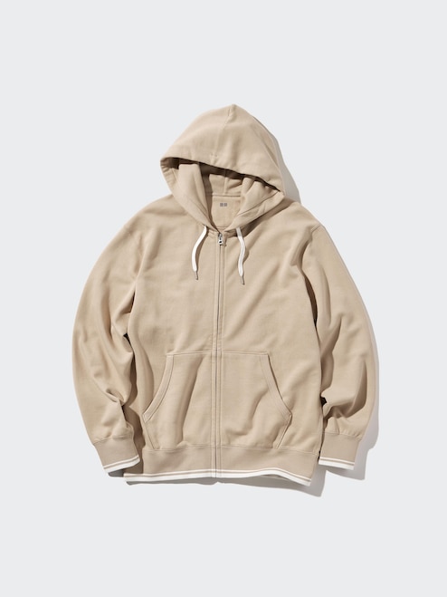 MEN'S SWEAT LONG SLEEVE FULL-ZIP HOODIE (LINE) UNIQLO PH
