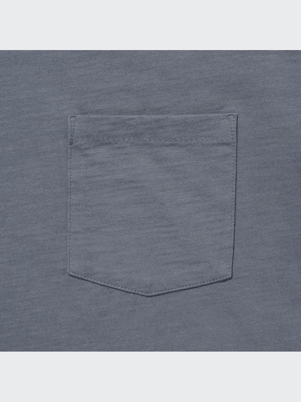 Slub Cotton Crew Neck T-Shirt