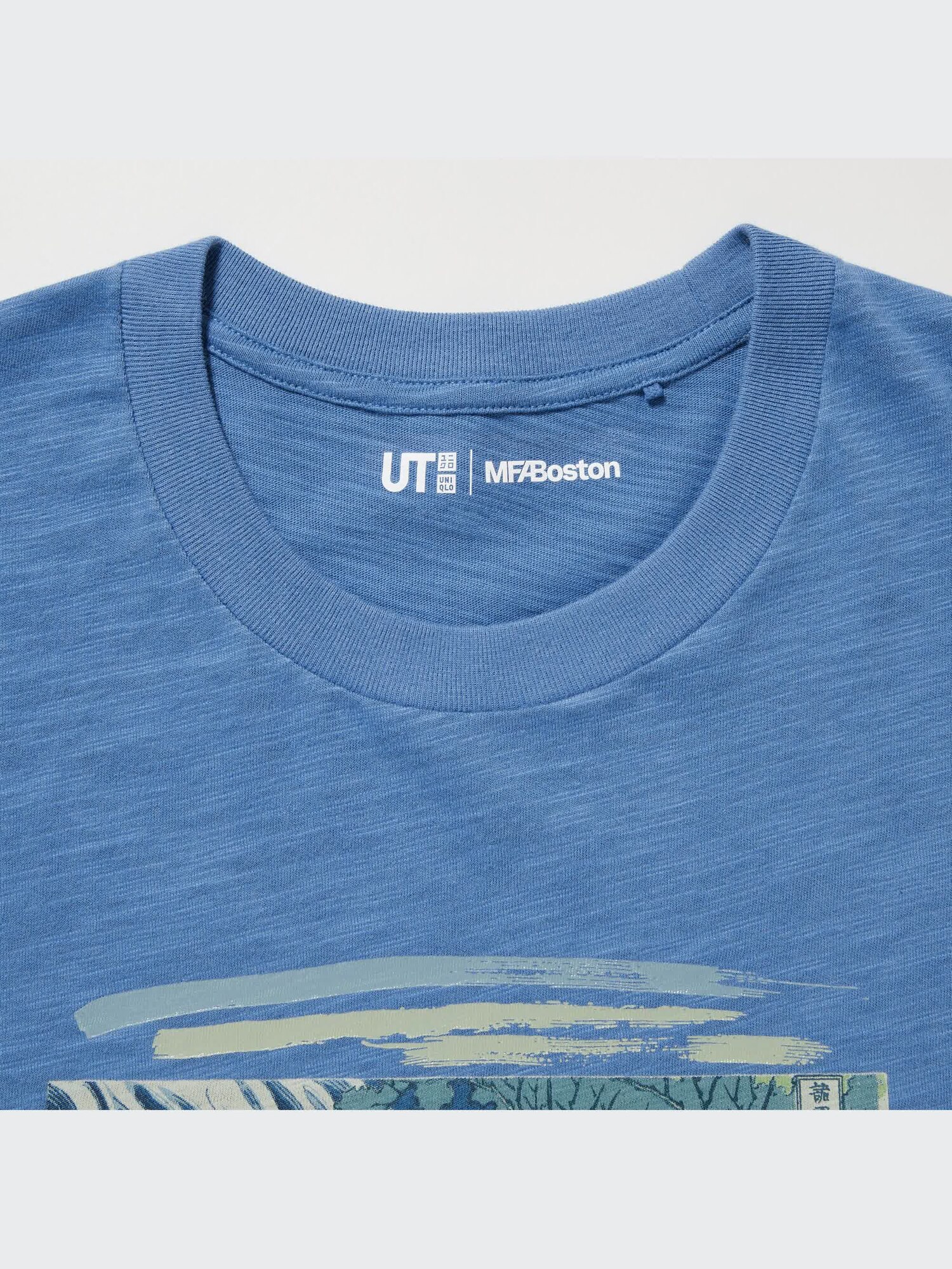 ユニクロ 北斎BLUE グラフィックTシャツL半袖UTホクサイブルー富嶽三十六景 m28523530894_1.jpg?1654773349