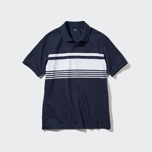 Uniqlo AIRism Pique Short Sleeve Polo Shirt