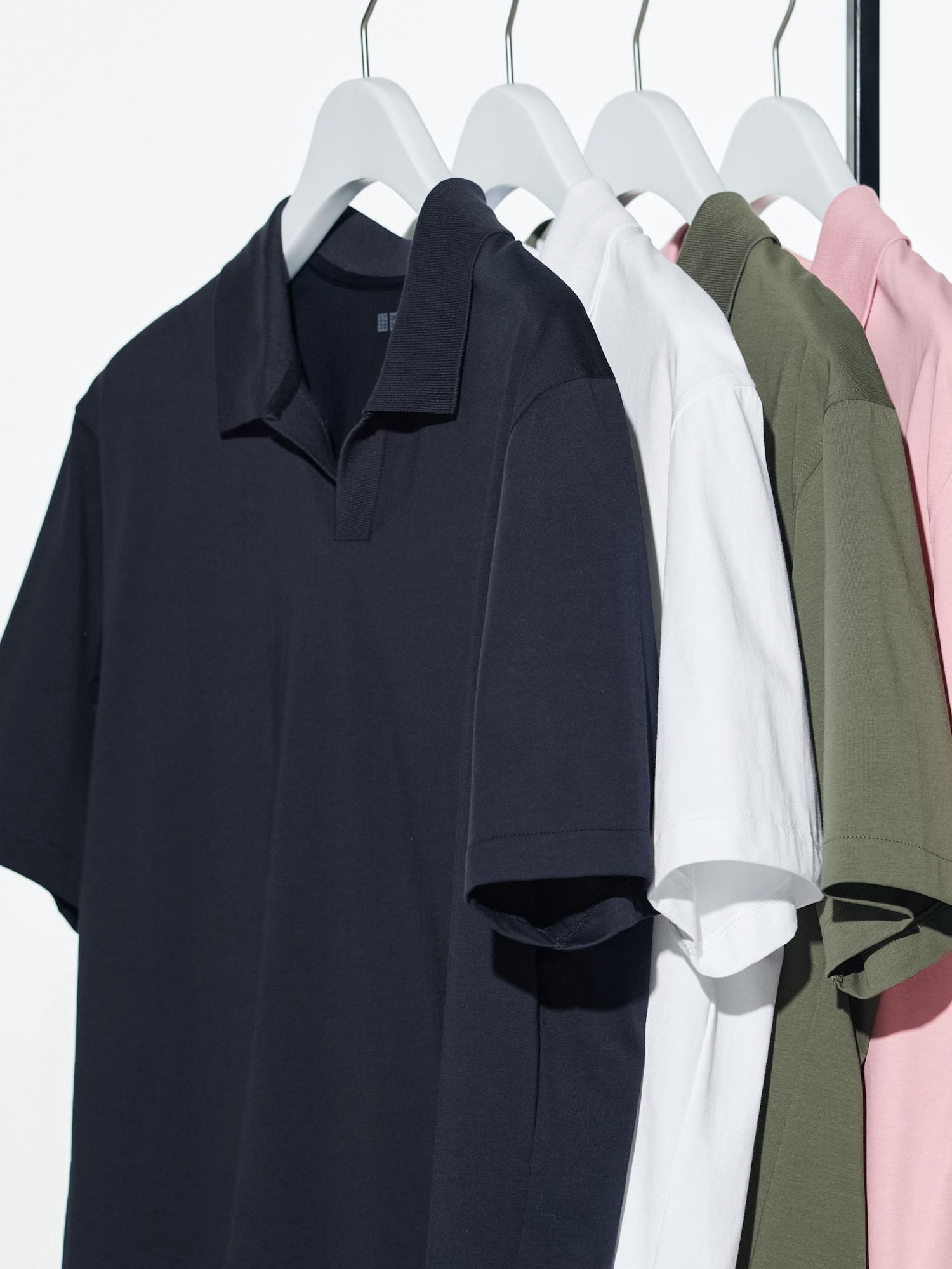 MEN'S AIRISM COTTON SKIPPER POLO SHIRT | UNIQLO SG