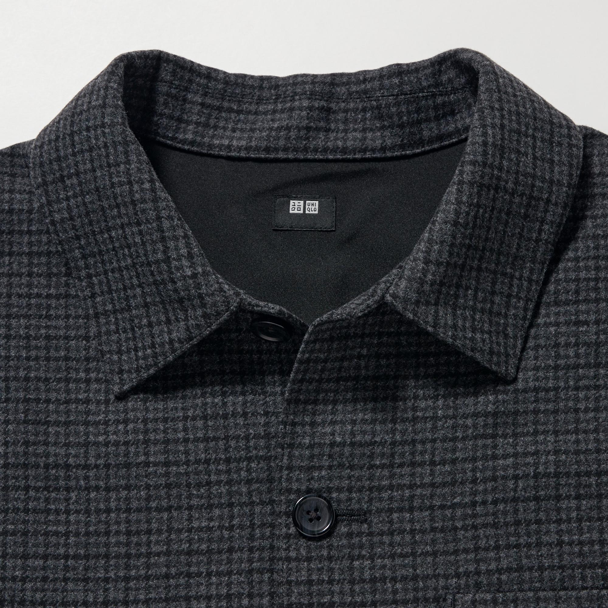 Uniqlo checkered polo sale