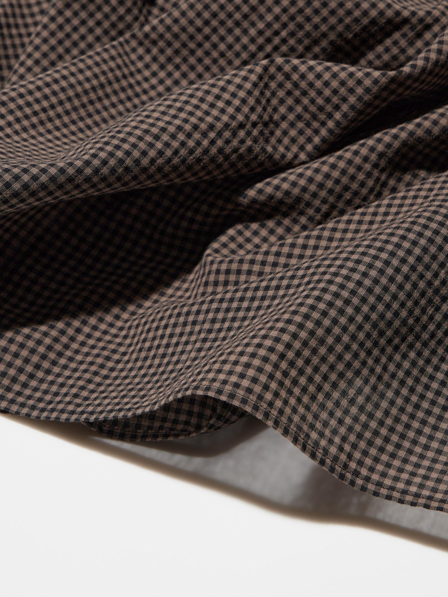 ユニクロ公式 | ライトコットンワンピース/チェック/丈短め