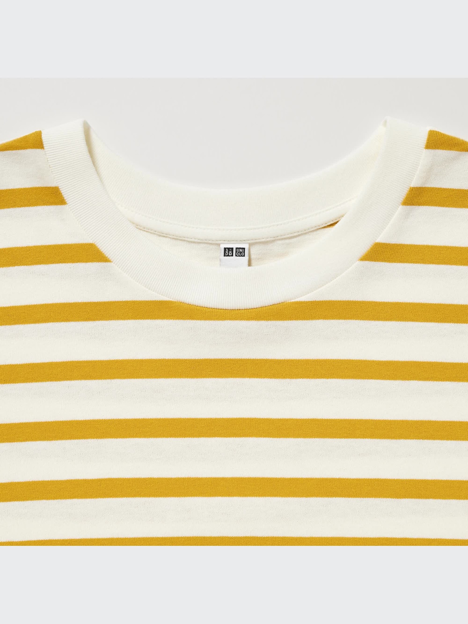yellow sleeve white shirt
