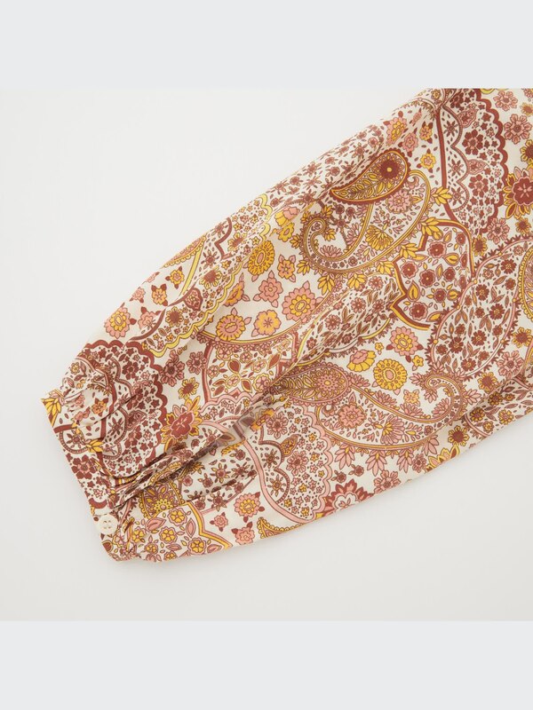 プリントブラウス（長袖・ペイズリー・コントワーデコトニエ）