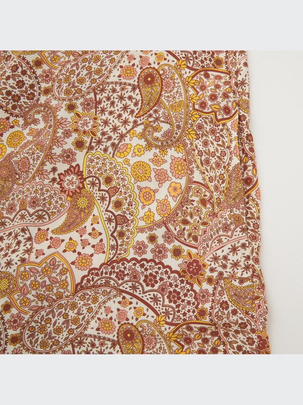 プリントワンピース（長袖・ペ イズリー・コントワーデコトニエ）