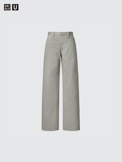 WOMEN'S HIGH WAISTED STRAIGHT COLOUR JEANS UNIQLO SG