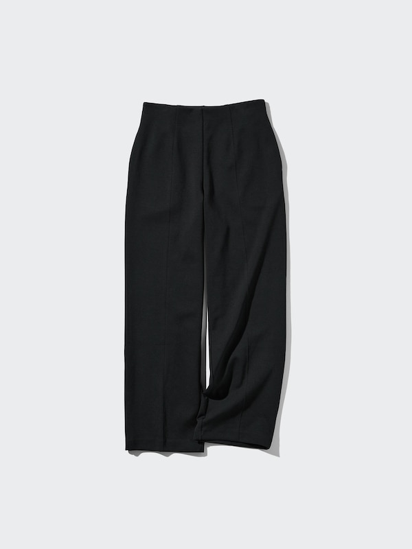 Stretch Double Face Straight Pants
