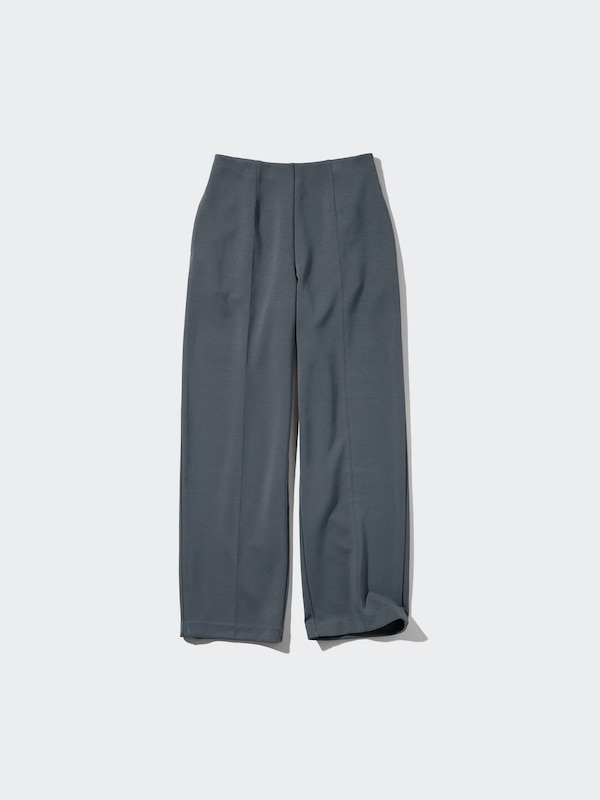 Stretch Double Face Straight Pants