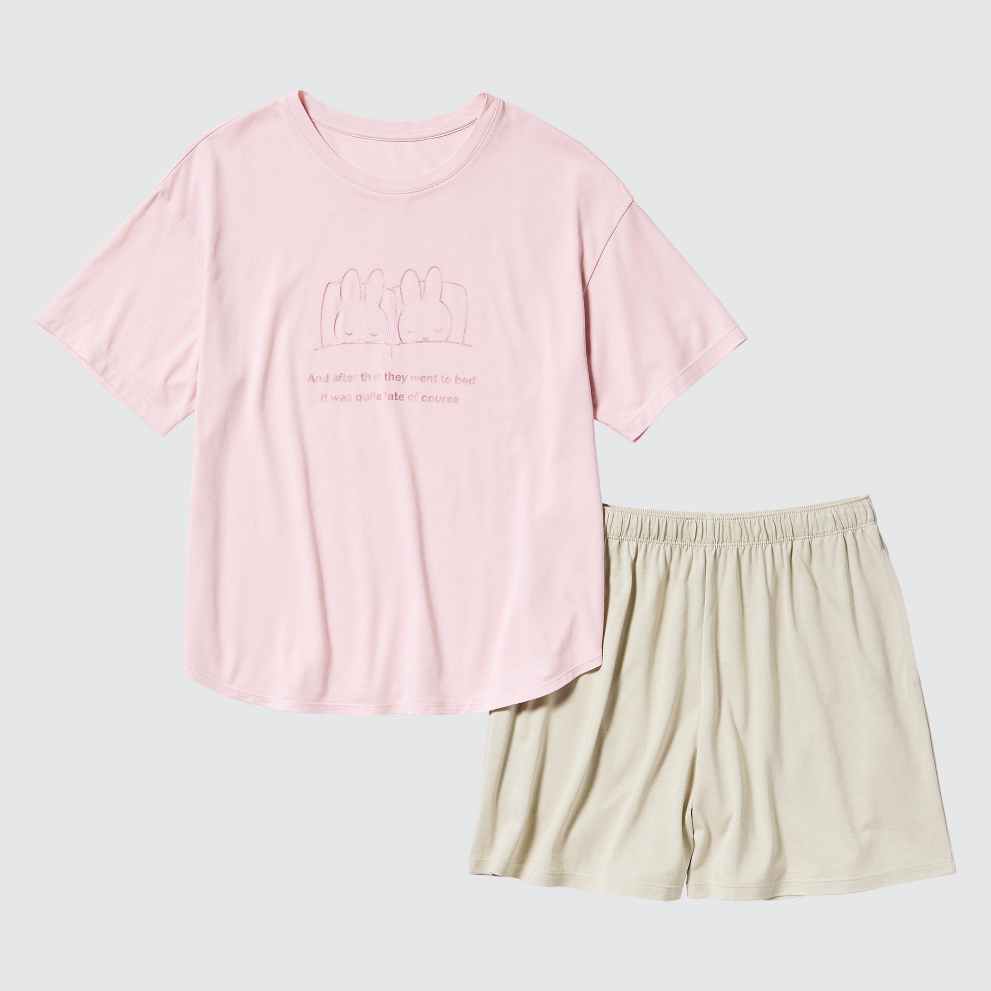 WOMEN S MIFFY SHORT SLEEVE LOUNGE SET UNIQLO SG