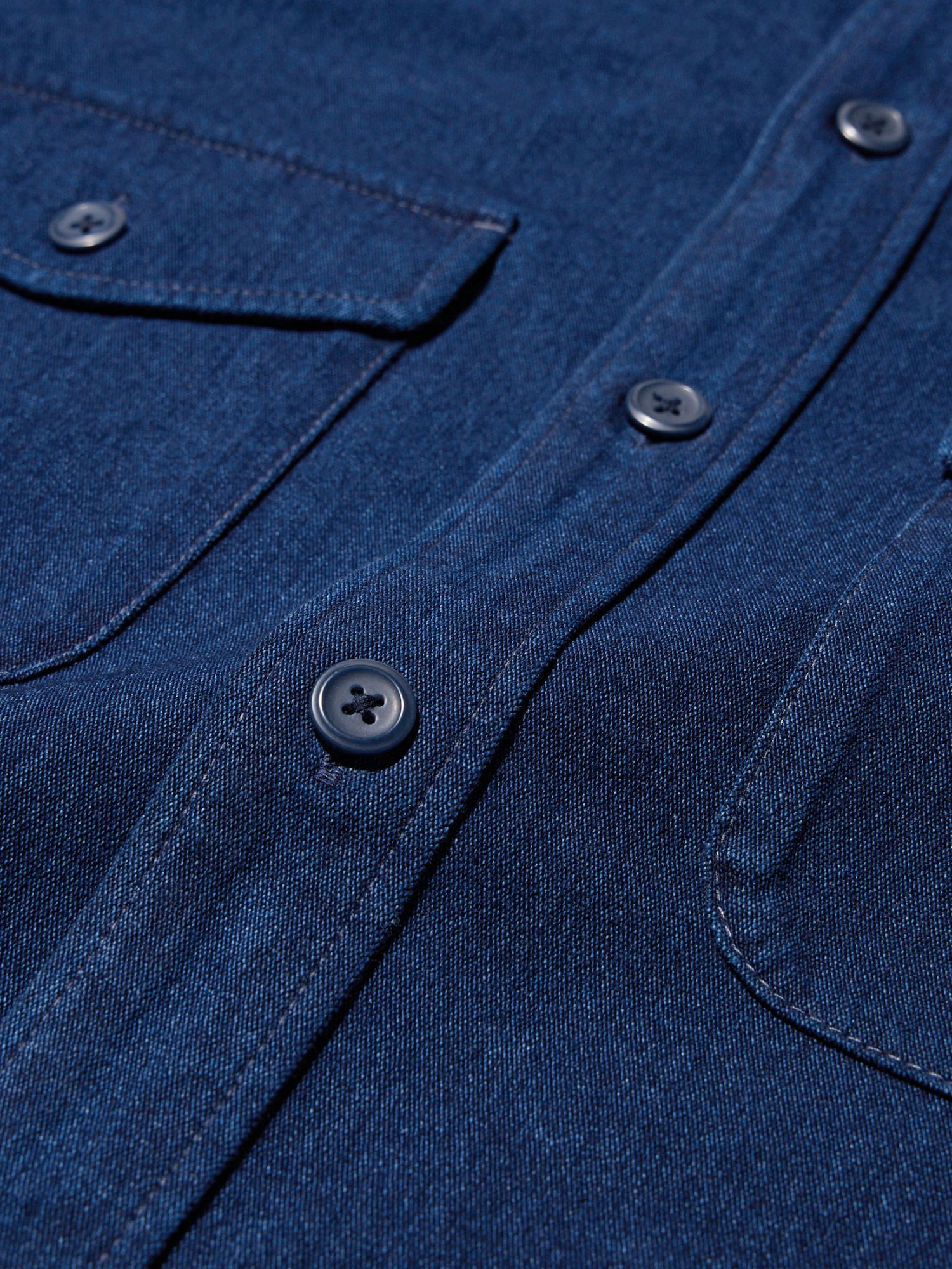 ユニクロ公式 | デニムジャージーオーバーシャツ