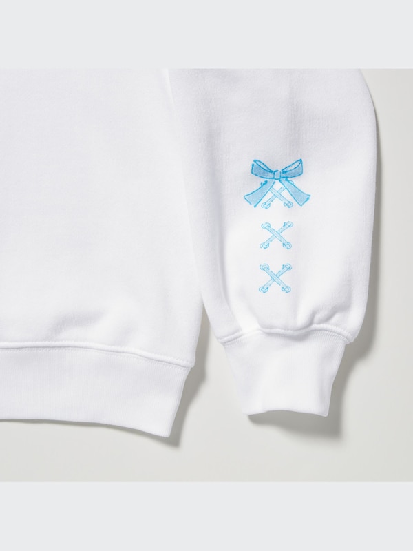 GIRLS Sanrio characters Sweat Cropped Long Sleeve Hoodie