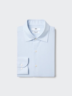 Super Non Iron Striped Long Sleeve Shirt (Spread)