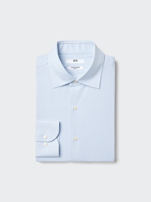 Super Non Iron Striped Long Sleeve Shirt (Spread)