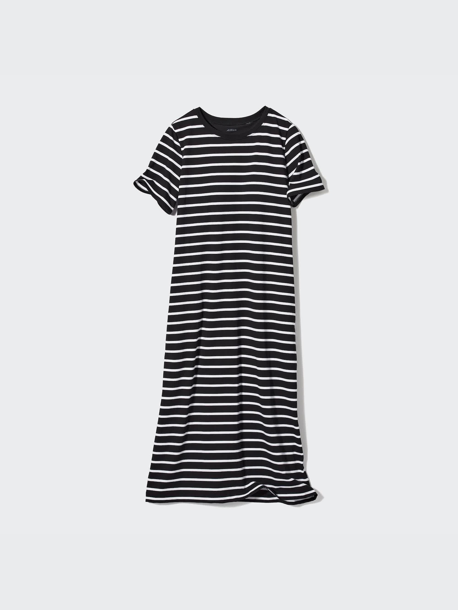 ユニクロ公式 | エアリズムコットンブラワンピース/ボーダー/丈短め