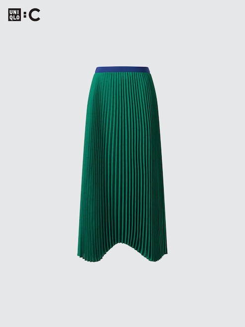 WOMEN'S PLEATED SKIRT (DOTTED) UNIQLO SG