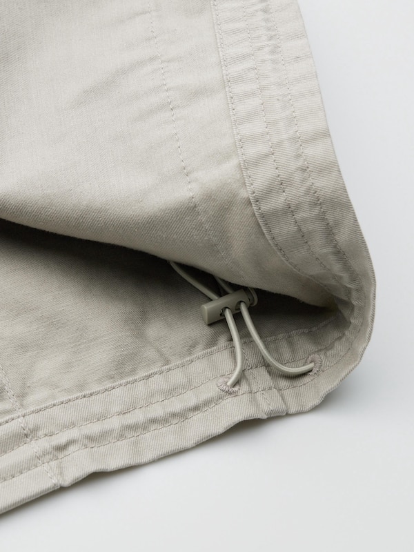 コットンブレンドパーカ