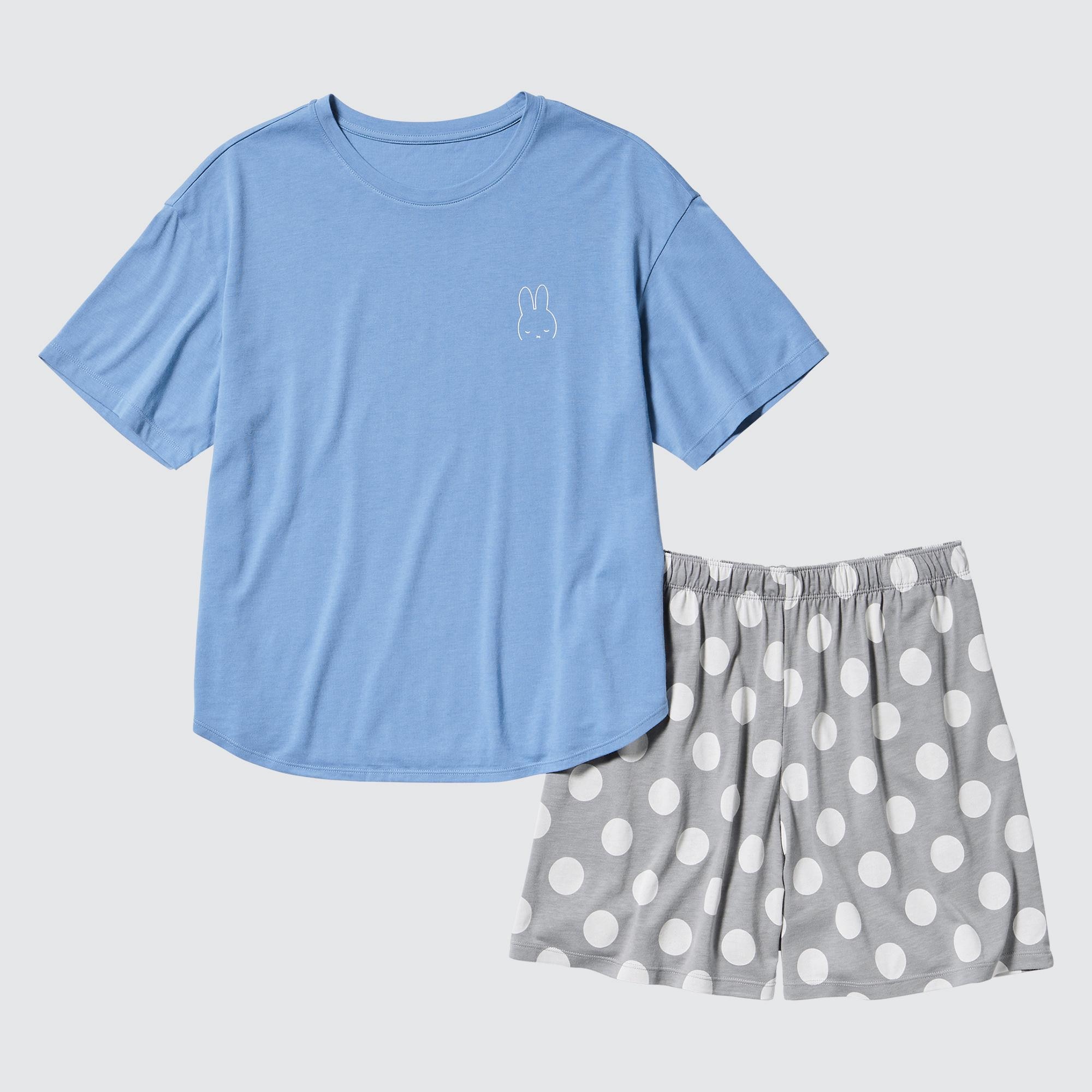 WOMEN S MIFFY SHORT SLEEVE LOUNGE SET UNIQLO SG