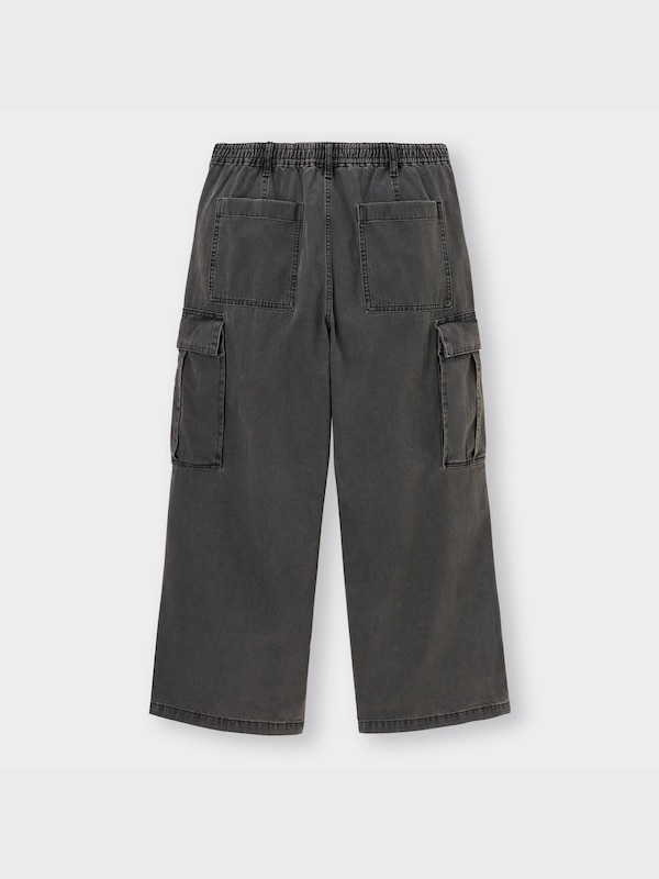 GU데님슈퍼와이드카고팬츠