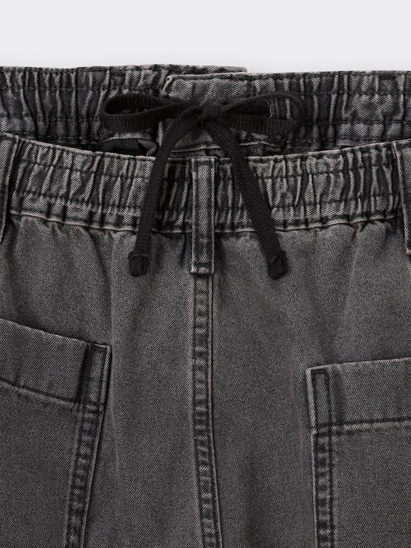 GU데님슈퍼와이드카고팬츠