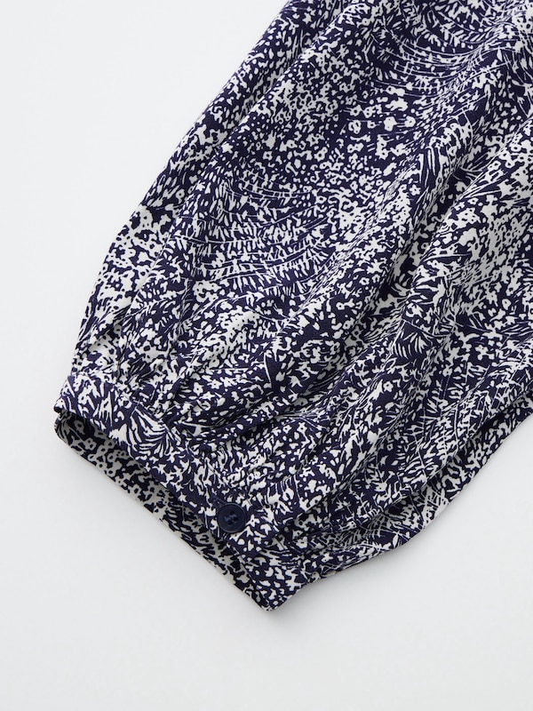 レーヨンプリントシャツ