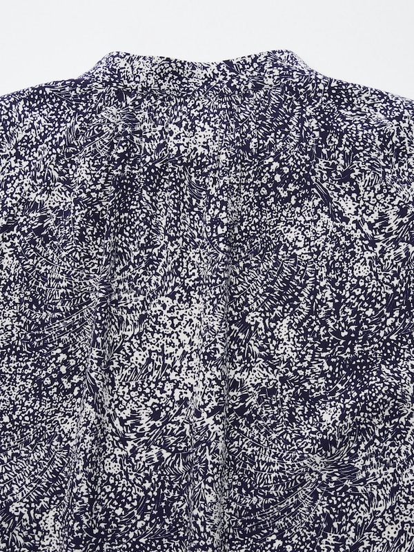 レーヨンプリントシャツ