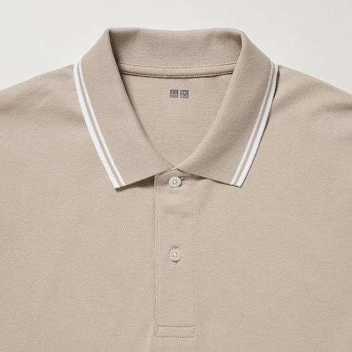 UNIQLO 'DRY Pique' Classic Men's Short-Sleeve Solid Polo Shirt M LIGHT BLUE  NWT!