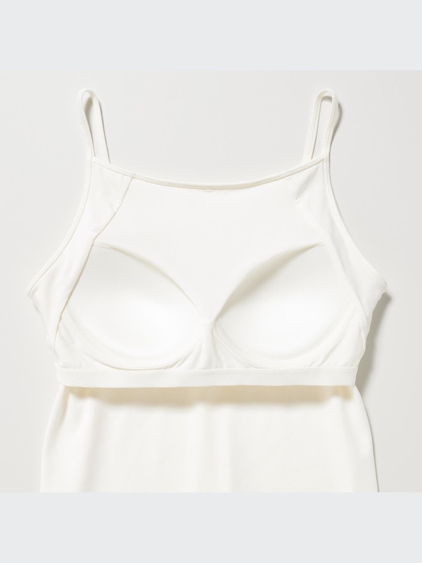 AIRism Cotton Áo Bra Cổ Thuyền Hai Dây