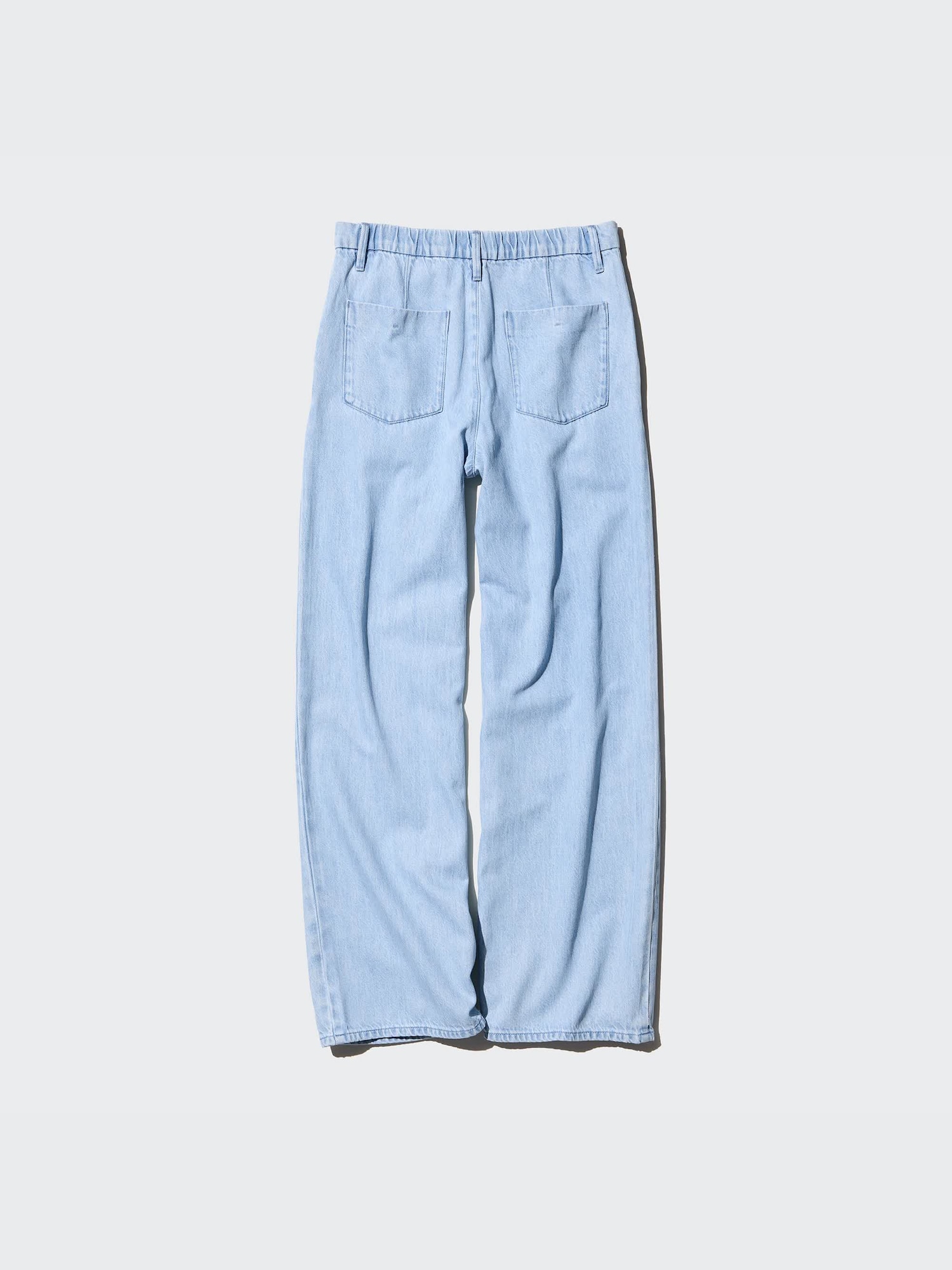 ユニクロ公式 | ドレープデニムタックパンツ/丈長め