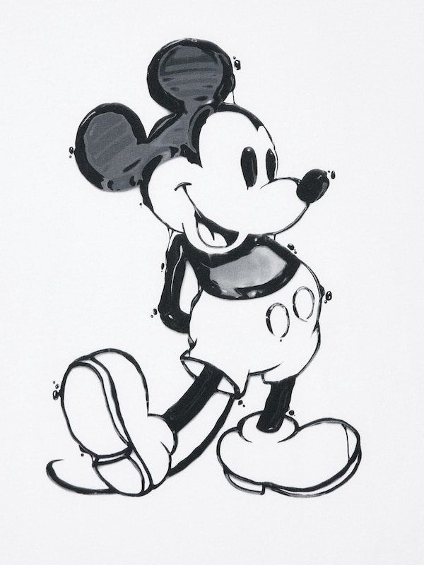 UT Mickey Stands Áo Thun Ngắn Tay