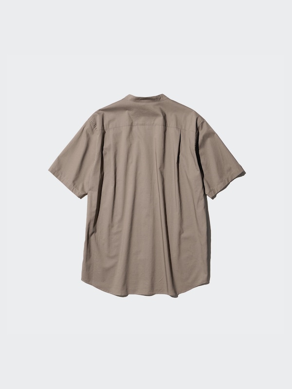 Áo Sơ Mi Vải Cotton Modal | Cổ Trụ