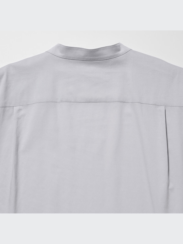 Áo Sơ Mi Vải Cotton Modal | Cổ Trụ