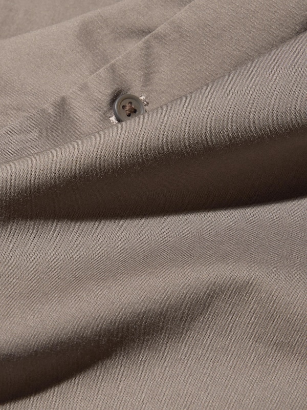 Áo Sơ Mi Vải Cotton Modal | Cổ Trụ