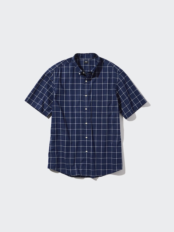 Extra Fine Cotton Broadcloth Short Sleeve Shirt