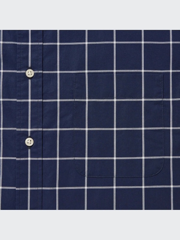 Extra Fine Cotton Broadcloth Short Sleeve Shirt