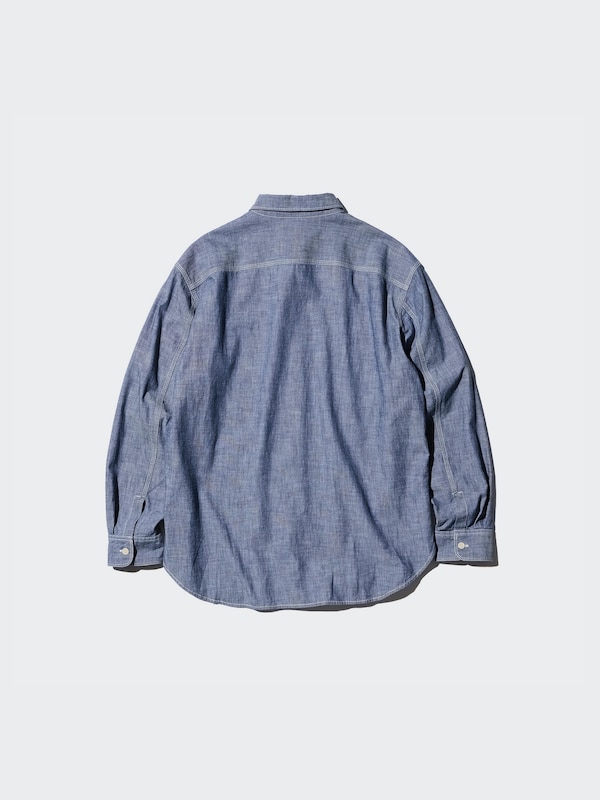 샴브레이워크셔츠(긴팔)