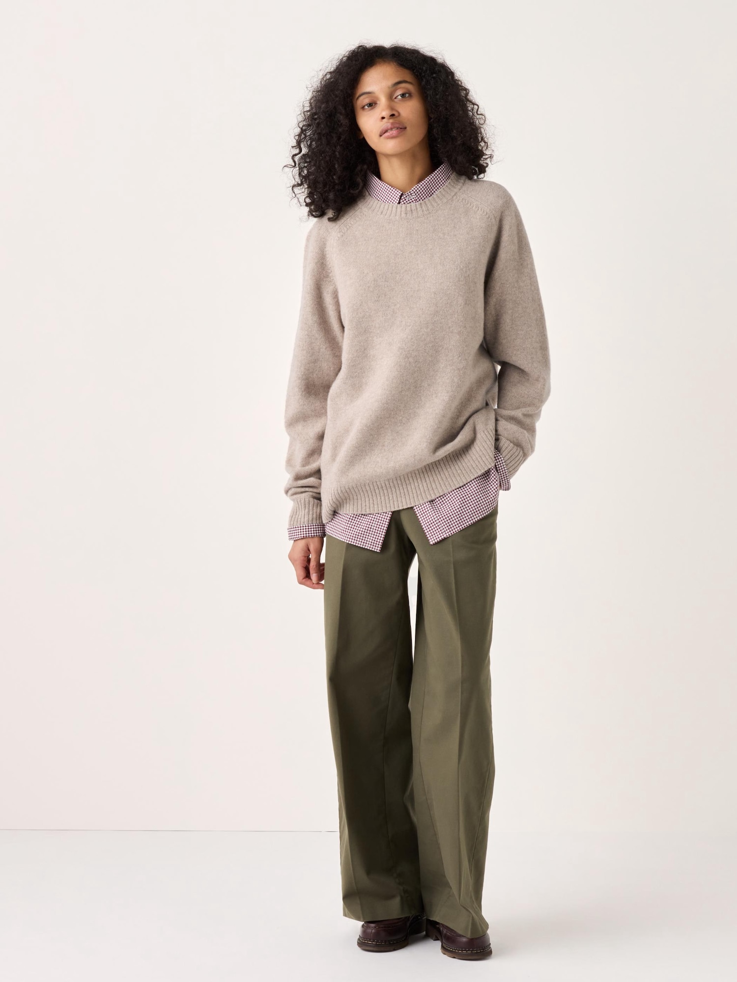 ユニクロ公式 | ラムクルーネックセーター