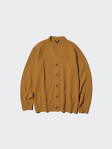 100% Lambswool V Neck Cardigan