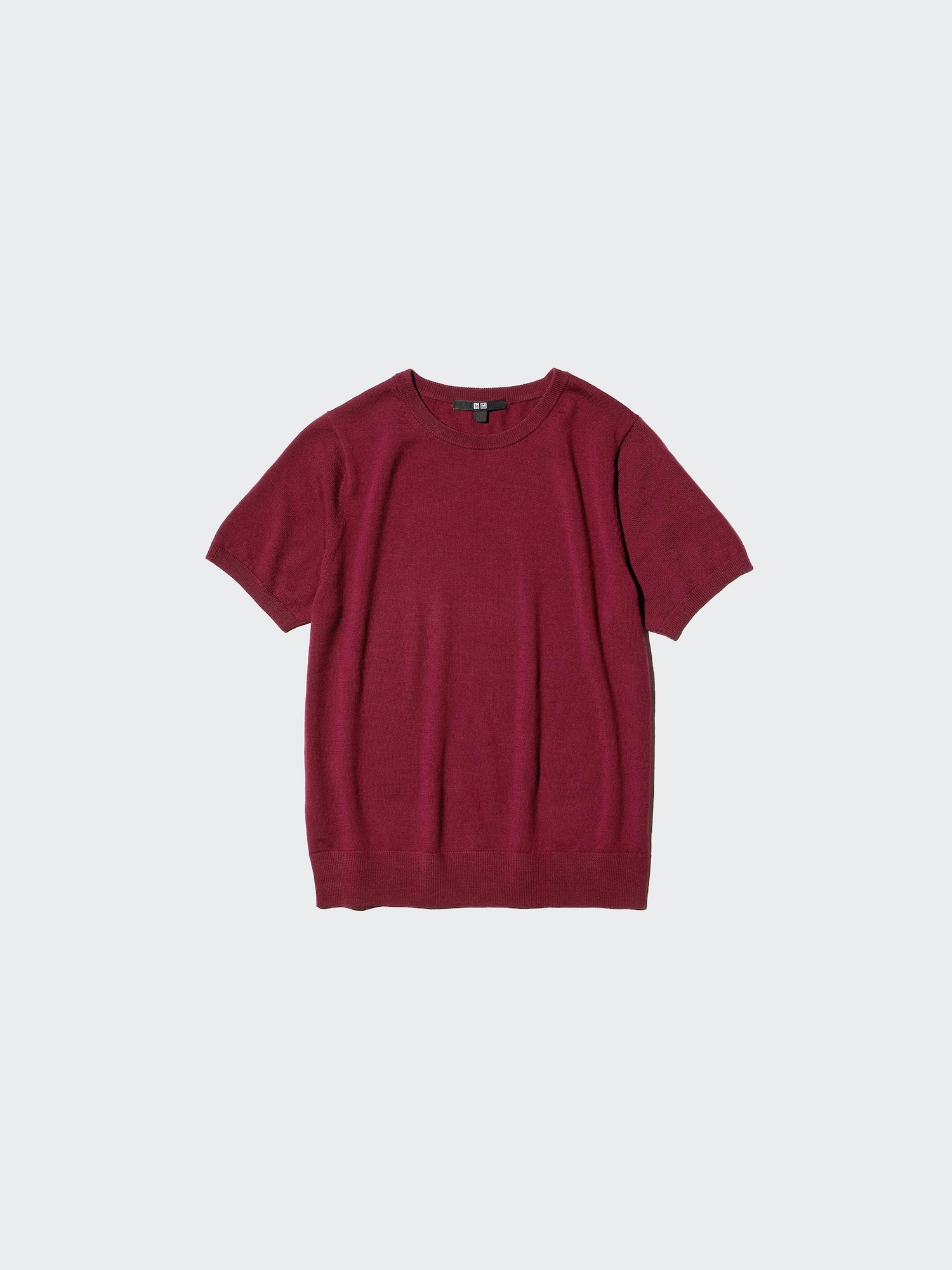WOMEN'S MERINO CREW NECK SWEATER SHORT SLEEVE | UNIQLO SG