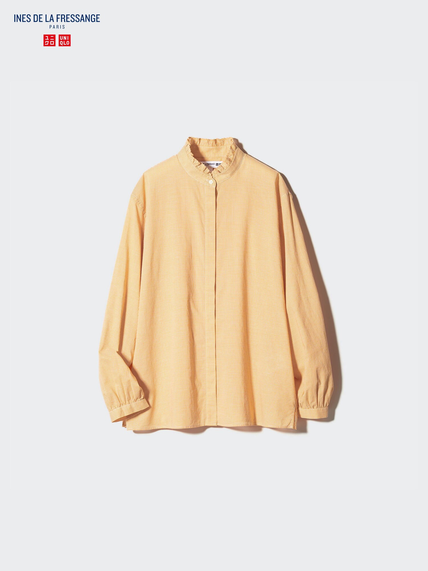 UNIQLO×INES DE LA FRESSANGE チェック柄 コート L UNIQLO INES DE LA FRESSANGE チェック柄コート L - メルカリ
