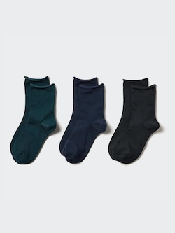 ソックス/トップロール/シルクブレンド